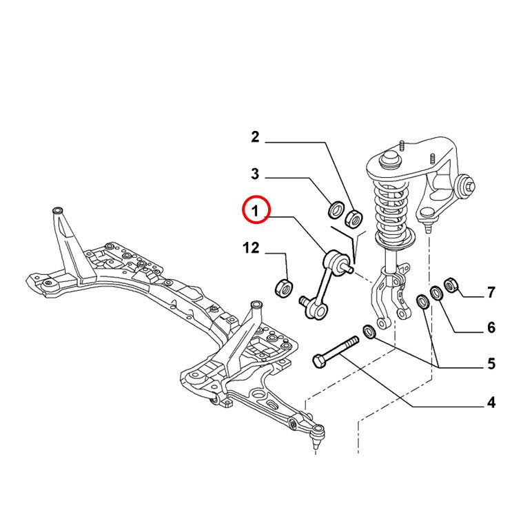 スタビリンク 147 156 GT アルファロメオ Alfa Romeo フロント 左右セット スタビライザー DAYCO