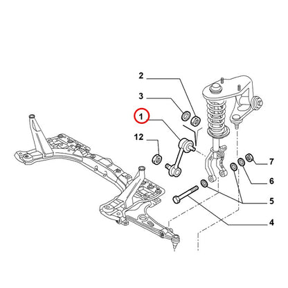 スタビリンク 147 156 GT アルファロメオ Alfa Romeo フロント 左右セット スタビライザー DAYCO