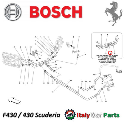 テンパレッチャーセンサー テンプ フェラーリ 360 430 458 488 575 599 612 812 California Enzo F12 F8 FF GTC4 La Ferrari