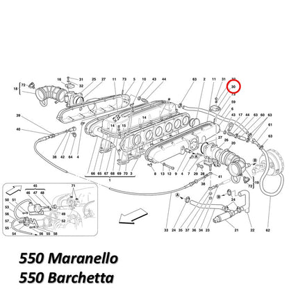 スロットルポジションセンサー フェラーリ 348 F355 456 550 512 マニエッティマレリ製 Magneti Marelli