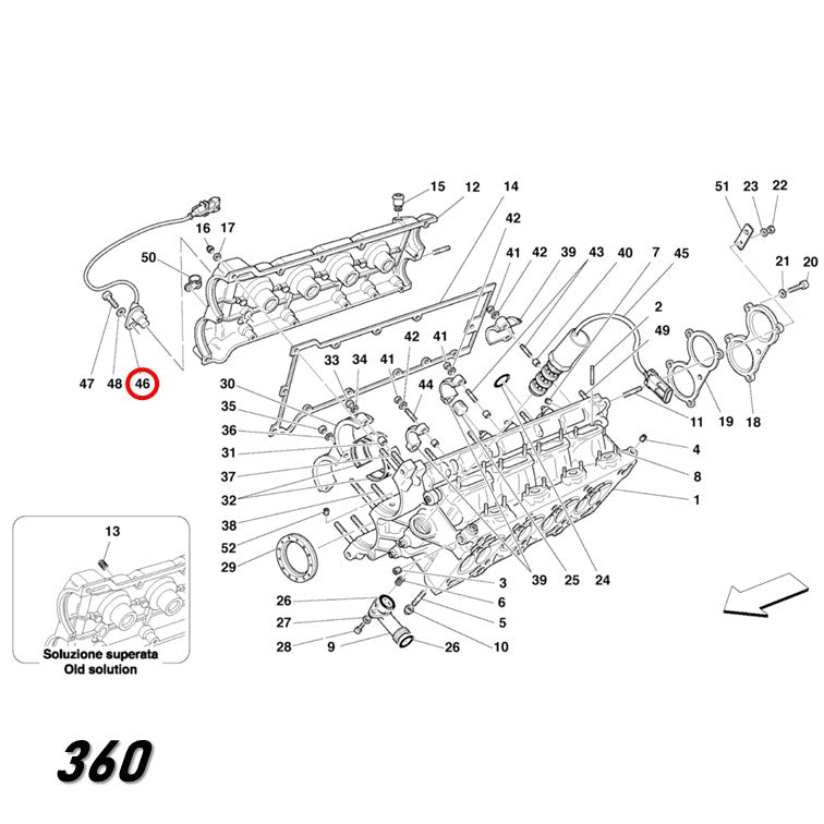フェーズセンサー カムシャフト ポジション 360 F430 4200 フェラーリ マセラティ Bosch 純正 OEM