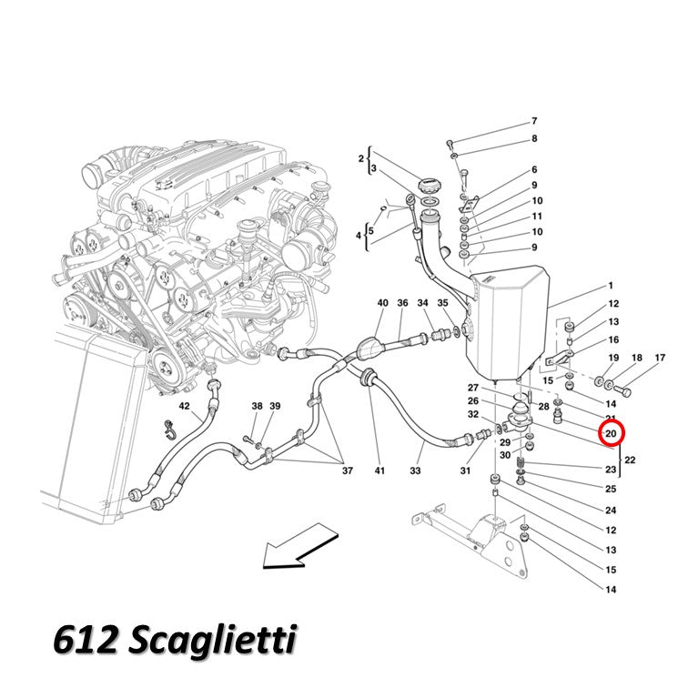 テンパレッチャーセンサー テンプ フェラーリ 360 430 458 488 575 599 612 812 California Enzo F12 F8 FF GTC4 La Ferrari