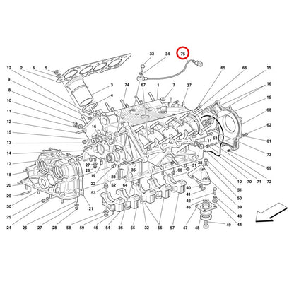 ノックセンサー ファイアリング F355 Bosch製 点火センサー フェラーリ XR Ferrari
