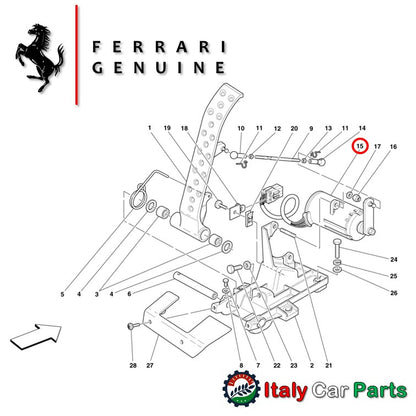 スロットルポジションセンサー アクセル メーター F430 360 モデナ Modena 575 フェラーリ 純正 Ferrari