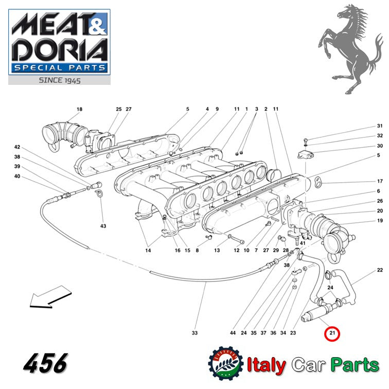 アイドルバルブ アイドリング アクチュエーター 348 456 512 550 M2.7 フェラーリ Ferrari インテーク