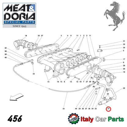アイドルバルブ アイドリング アクチュエーター 348 456 512 550 M2.7 フェラーリ Ferrari インテーク