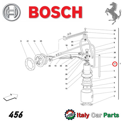 フューエル ポンプ 348 355 456 512M フェラーリ 燃料 Ferrari Bosch