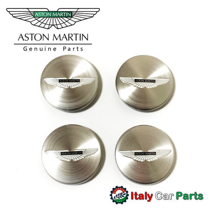 アストンマーティン ホイール センターキャップ Aston Martin ヴァンテージ ラピード ヴァンキッシュ DB9 DBS ヴィラージュ シルバー ブラックロゴ