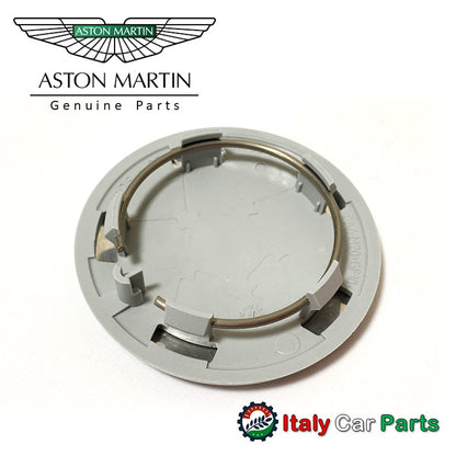 アストンマーティン ホイール センターキャップ Aston Martin ヴァンテージ ラピード ヴァンキッシュ DB9 DBS ヴィラージュ グレー ブラックロゴ
