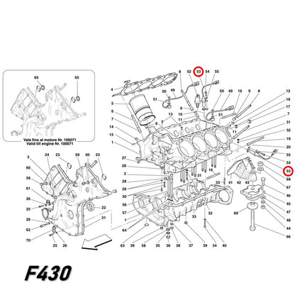 クランク アングル センサー 回転スピード フェラーリ マセラティ 360 F430 4200 純正OEM Bosch Maserati Ferrari