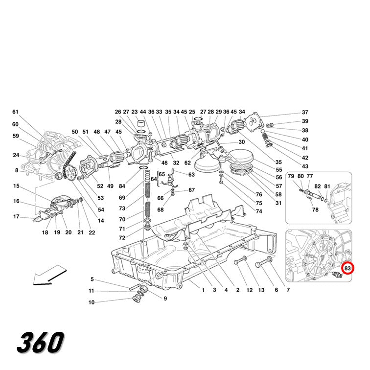 テンプセンサー センダーユニット フェラーリ Ferrari 328 348 360 512 Testarossa Mondial FACET製