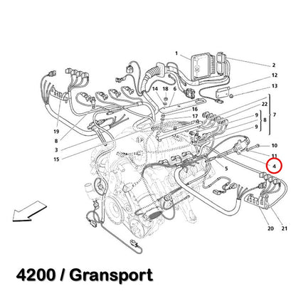 イグニッションコイル F430 4200 Gransport フェラーリ マセラティ リア側 Maserati Ferrari グランスポーツ OEM Bosch ボッシュ 612 575M