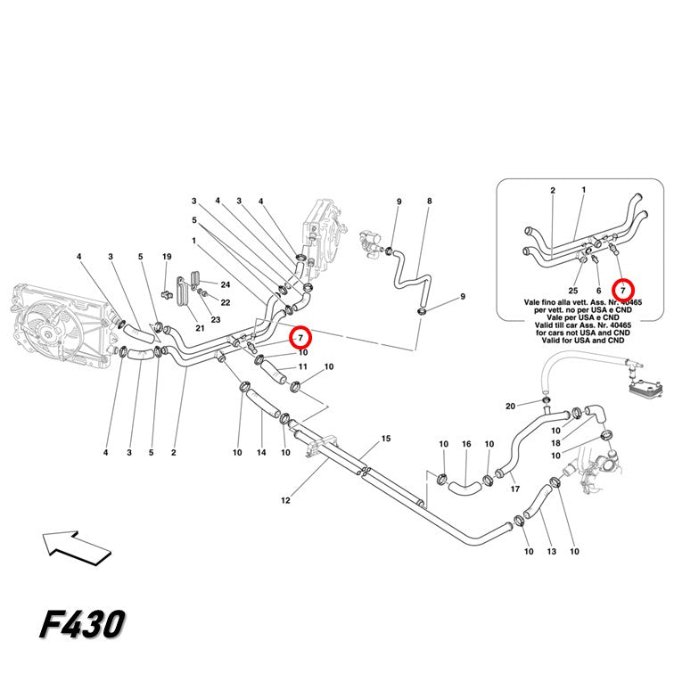 テンプセンサー ラジエター ファンスイッチ フェラーリ F430 360 Ferrari クーラント 冷却水