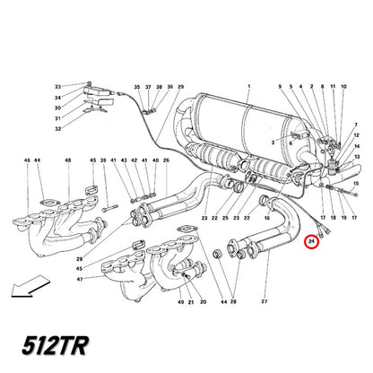 ラムダセンサー 348 512TR O2 フェラーリ Ferrari