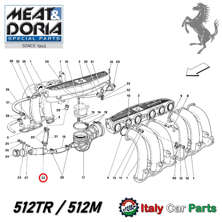 アイドルバルブ アイドリング アクチュエーター 348 456 512 550 M2.7 フェラーリ Ferrari インテーク