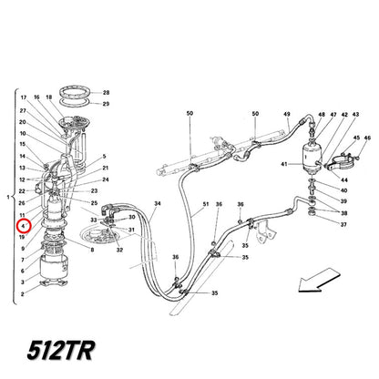 フューエル ポンプ 348 355 512TR Mondial 3.4T フェラーリ 燃料ポンプ