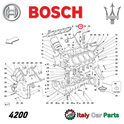 クランク アングル センサー 回転スピード フェラーリ マセラティ 360 F430 4200 純正OEM Bosch Maserati Ferrari