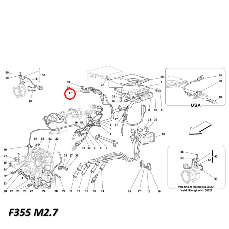 イグニッションモジュール スイッチ 348 F355 Mondial フェラーリ Ferrari HELLA