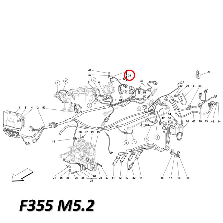 フェーズセンサー カムシャフトポジションセンサー F355 456 550フェラーリ Ferrari マラネロ Maranello ECU