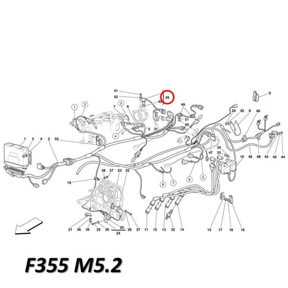 フェーズセンサー カムシャフトポジションセンサー F355 456 550フェラーリ Ferrari マラネロ Maranello ECU