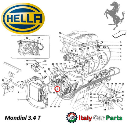 イグニッションモジュール スイッチ 348 F355 Mondial フェラーリ Ferrari HELLA