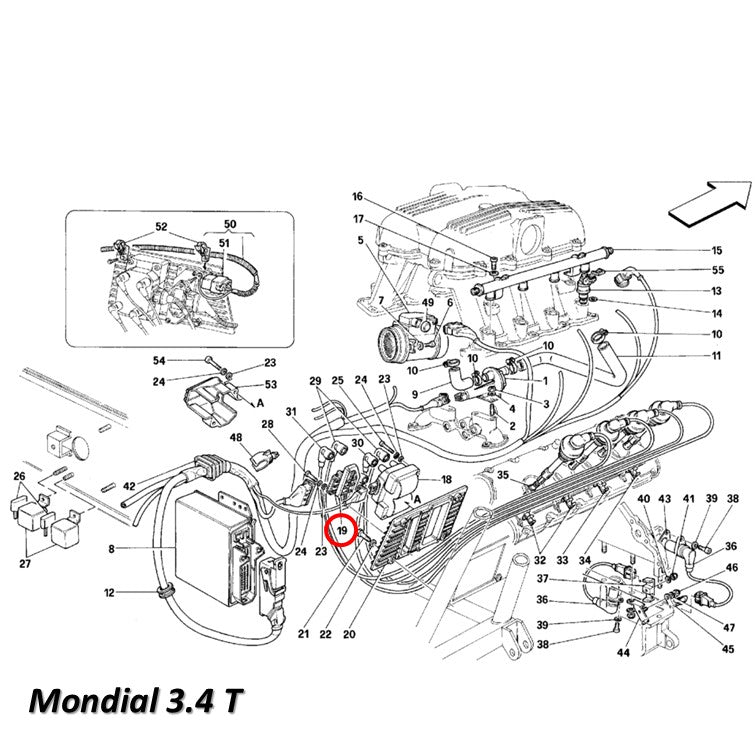 イグニッションモジュール スイッチ 348 F355 Mondial フェラーリ Ferrari HELLA