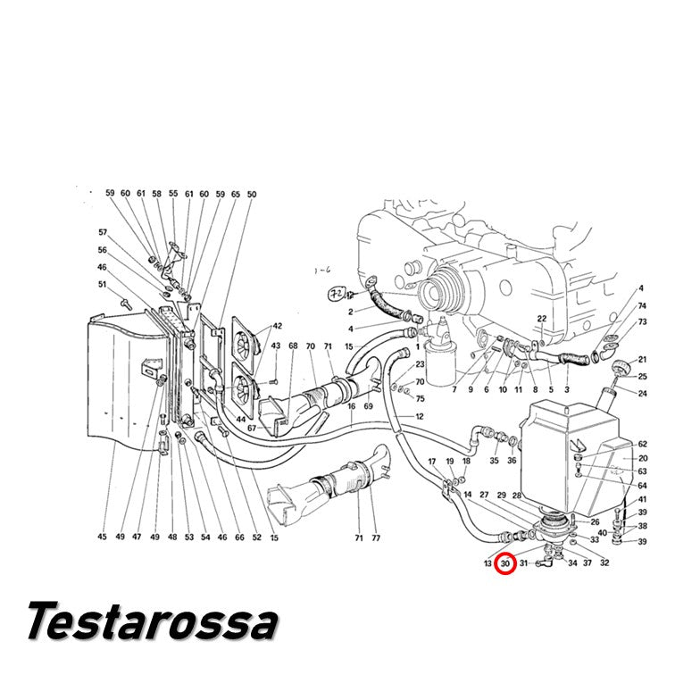 テンプセンサー センダーユニット フェラーリ Ferrari 328 348 360 512 Testarossa Mondial FACET製