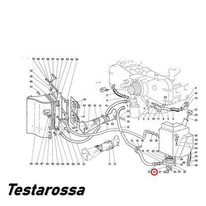 テンプセンサー センダーユニット フェラーリ Ferrari 328 348 360 512 Testarossa Mondial FACET製