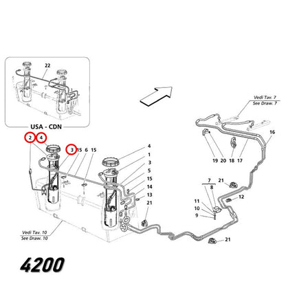 燃料ポンプ / フューエルポンプ フェラーリ マセラティ 純正OEM Bosch 599/612/4200 181204