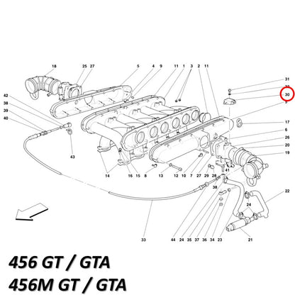 スロットルポジションセンサー フェラーリ 348 F355 456 550 512TR 512M BOSCH Ferrari