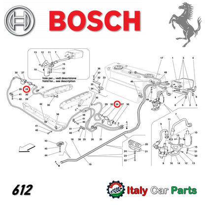 ブリーザーバルブ アンチエバポレーション 355 360 430 456 550 575 599 612 Ferrari