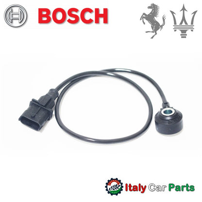 Ferrari フェラーリ Maserati マセラティ パーツ 販売 ノックセンサー ファイアリングセンサー フロント側 F430 612 4200 クアトロポルテ Bosch 純正OEM フェラーリ マセラティ