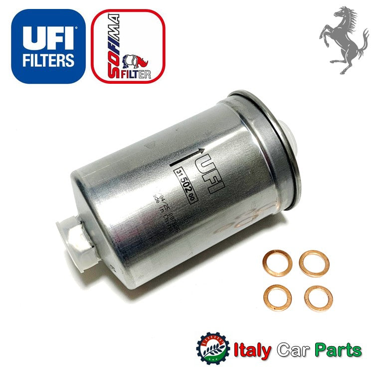 Ferrari フェラーリ Maserati マセラティ パーツ 販売 フューエルフィルター 328 348 355 512 Mondial Testarossa テスタロッサ フェラーリ 81mmタイプ UFI Sofima