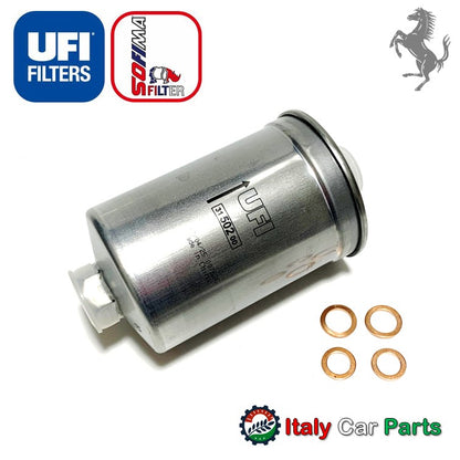 Ferrari フェラーリ Maserati マセラティ パーツ 販売 フューエルフィルター 328 348 355 512 Mondial Testarossa テスタロッサ フェラーリ 81mmタイプ UFI Sofima