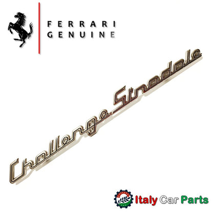 Ferrari フェラーリ Maserati マセラティ パーツ 販売 360 チャレンジストラダーレ エンブレム フェラーリ 純正 360 Challenge Stradale Ferrari 360 Modena モデナ リア チャレンジグリル