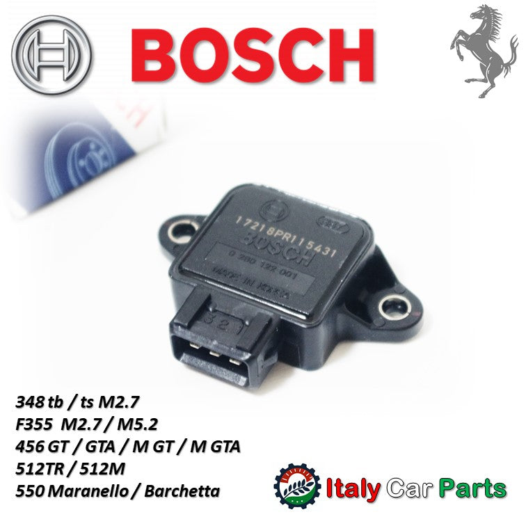 Ferrari フェラーリ パーツ 販売 スロットルポジションセンサー フェラーリ 348 F355 456 550 512TR 512M BOSCH Ferrari